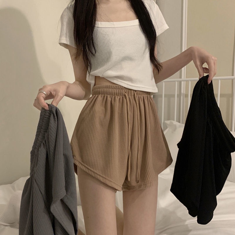 Quần short thể thao COZOKC lưng cao ống rộng thời trang năng động