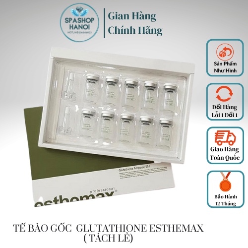 Tế bào gốc truyền trắng Glutathione Esthemax Chính Hãng