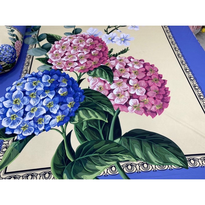 Drap thun lạnh 5D cao cấp mẫu hoa ( 5 màu)