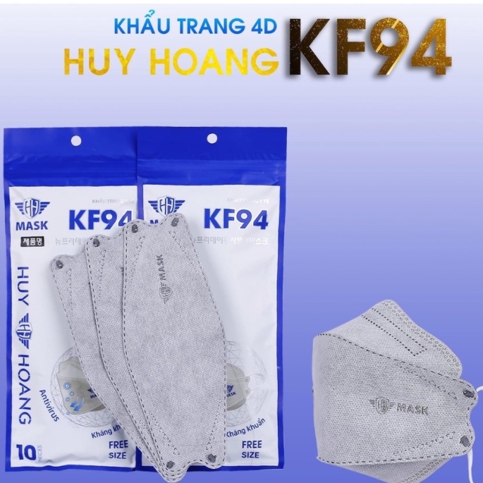 THÙNG 300 CHIẾC KHẨU TRANG KHÁNG KHUẨN 4D MASK KF94 DÁNG ĐẸP ÔM SÁT MẶT