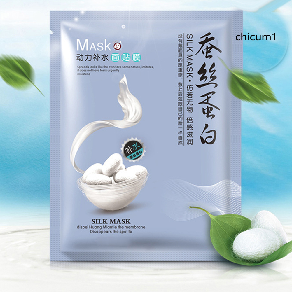 Mặt nạ lụa dưỡng ẩm se khít lỗ chân lông gấp 8 lần chăm sóc da mặt