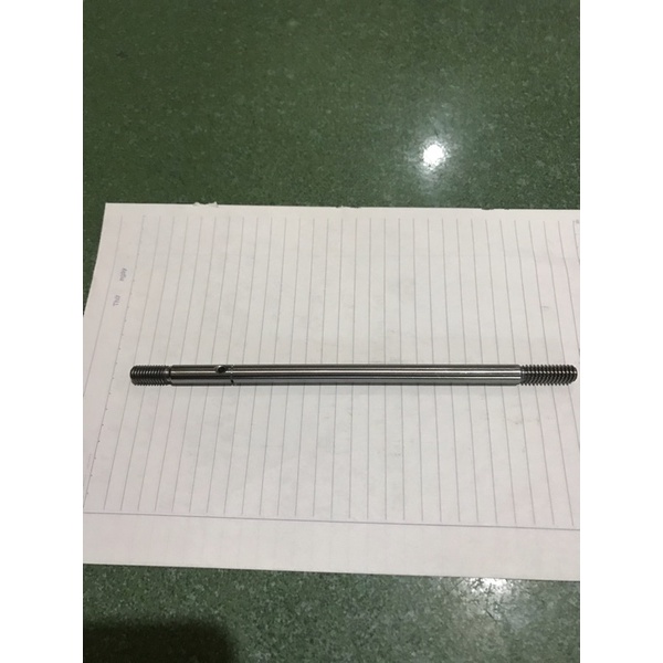 Trục quạt b4 dài 19cm. Trục quạt MD dài 18,5cm. Trục lỗ 5,8mm dài 10cm. Tặng bạc