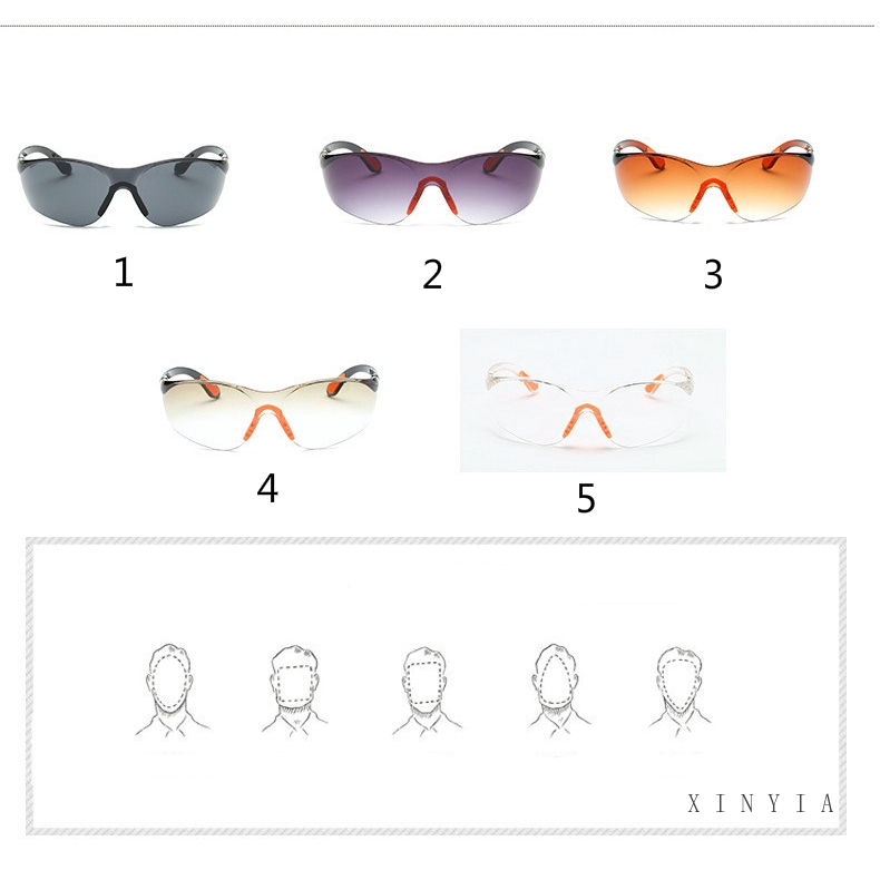 Kính mát lái xe nửa không gọng thời trang cho nam