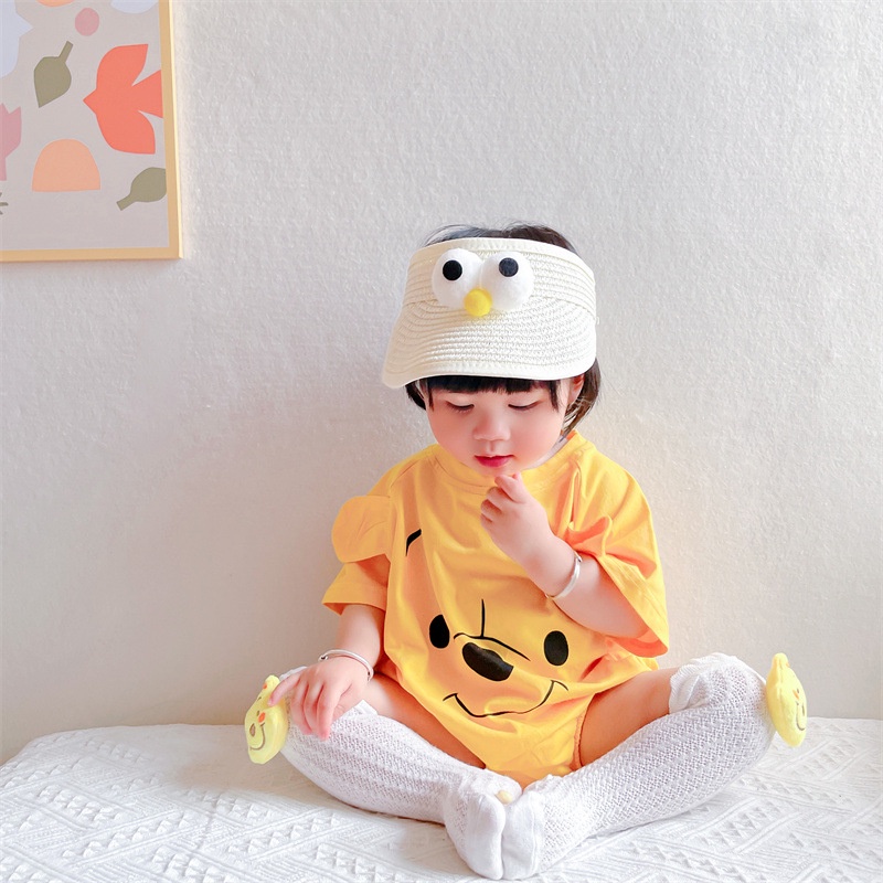 Áo Liền Quần Ngắn Tay Thời Trang Dành Cho Trẻ Nhỏ 0-2 Tuổi