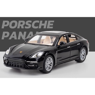 Mô hình xe Porsche Panamera tỉ lệ 1:24 kim loại ô tô đồ chơi trẻ em hãng Chezhi vỏ sắt có đèn, âm thanh oto rc trưng bày