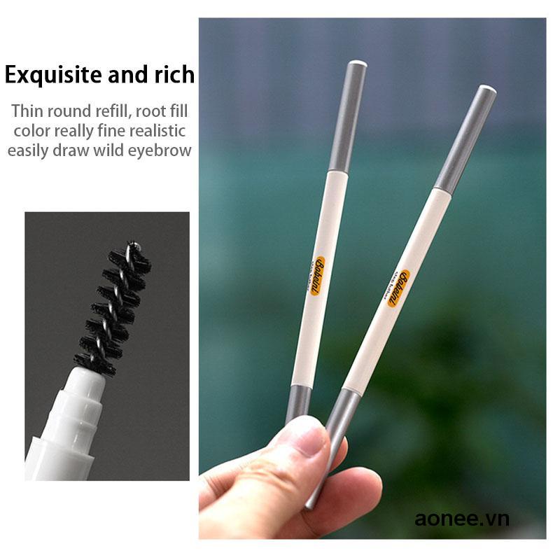 ✨✨Chì Kẻ Mày Hai Đầu Lên Màu Tự Nhiên Lâu Trôi Chống Thấm Nước Và Mồ Hôi Dễ Sử Dụng Tiện Lợi Cho Người Mới