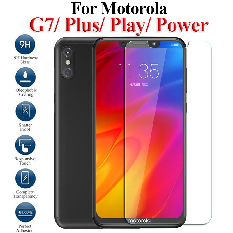 Kính cường lực bảo vệ màn hình cho Motorola Moto E20 E20S E30 E40 G60 G50 G30 Edge 20 Pro Lite E7 X Z Force Z2 Z3 Z C G G2 G3 G4 G5 G6 G5S G7 One P30 G9 Power Play Plus