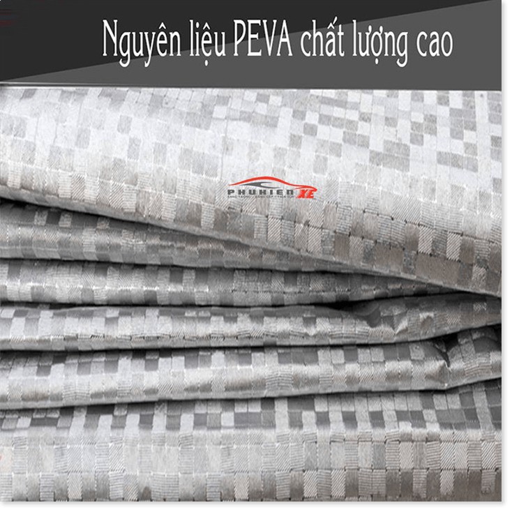 Bạt Phủ Ô Tô #Kia Morning CAO CẤP 3 LỚP -Tráng Bạc Cách Nhiệt, Chống Nước, Chống Trộm Gương hàng cao cấp