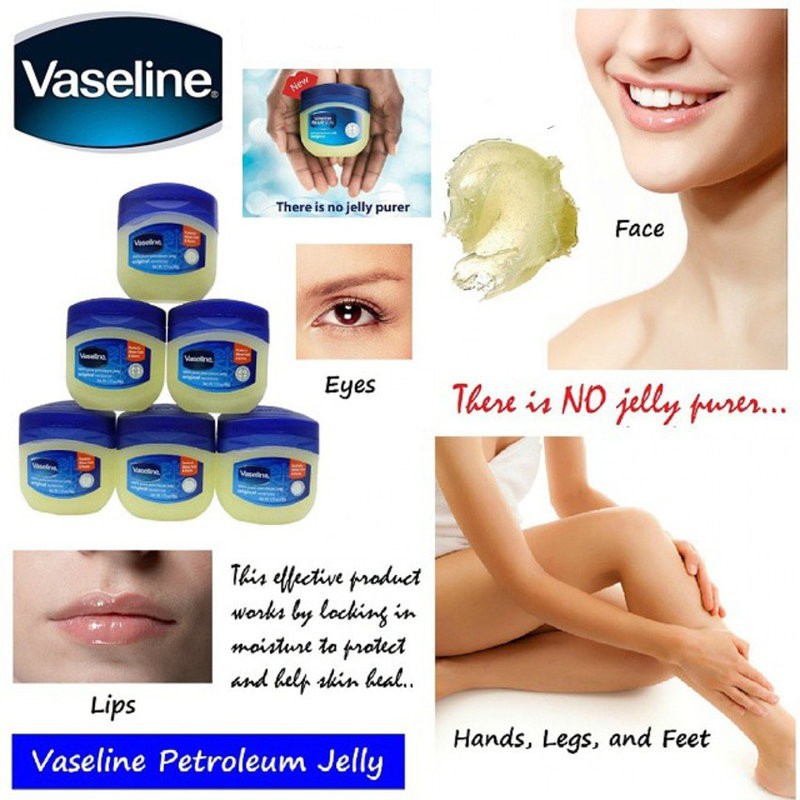 Kem đa năng Vaseline 100% Pure Petroleum jelly Original 49g
