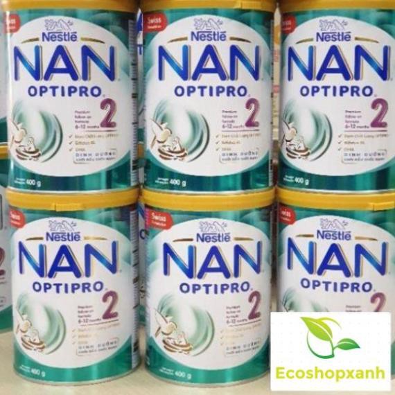 Combo 3 lon Sữa NAN OPTIPRO 2 Mẫu Mới 400g (Date 2021)