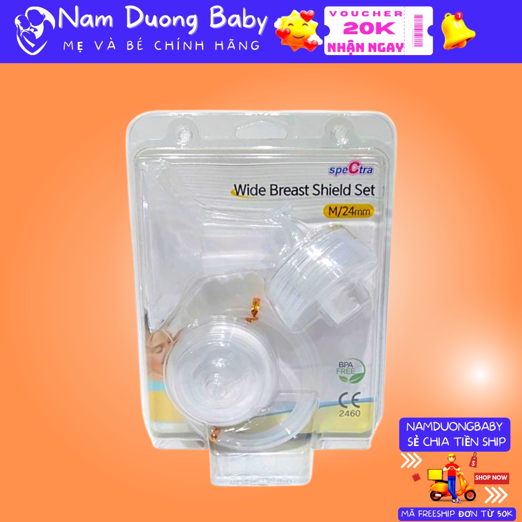 Set Phụ kiện cho máy hút sữa Spectra Hàng Chính Hãng Hàn Quốc