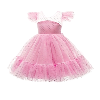 Đầm tutu NNJXD họa tiết chấm bi cho bé gái 3-10 tuổi
