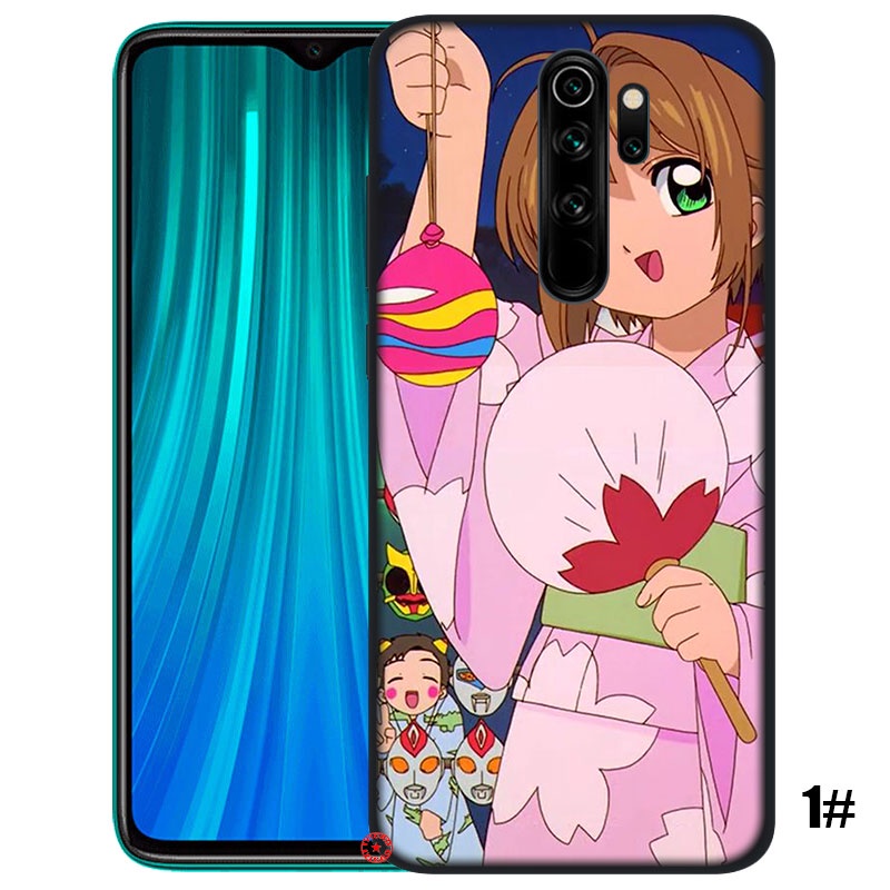 Ốp điện thoại silicon dẻo họa tiết hoạt hình thủ lĩnh thẻ bài Sakura cho XIAOMI REDMI NOTE 8 10 PRO MAX 8T K40 K30 SFI22
