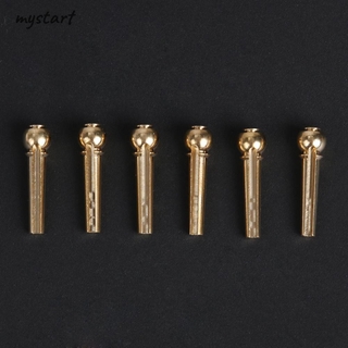 Set 6 Chốt Dây Đàn Guitar Bằng Đồng