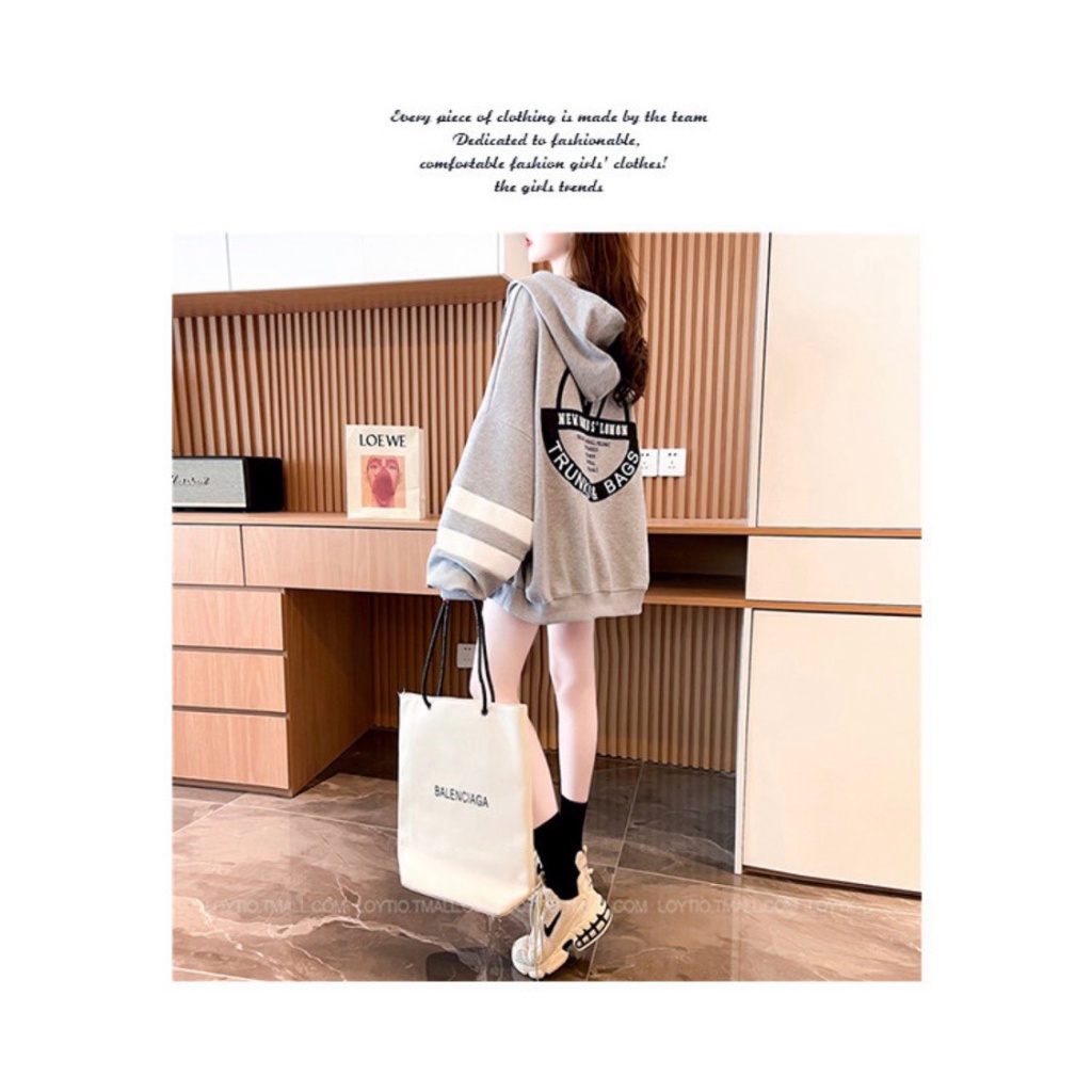 Áo Khoác Nỉ Form Rộng, Áo Khoác Hoodie Siêu Rộng Nỉ Ngoại In Logo Kẻ Sọc UT [NewUnisex]