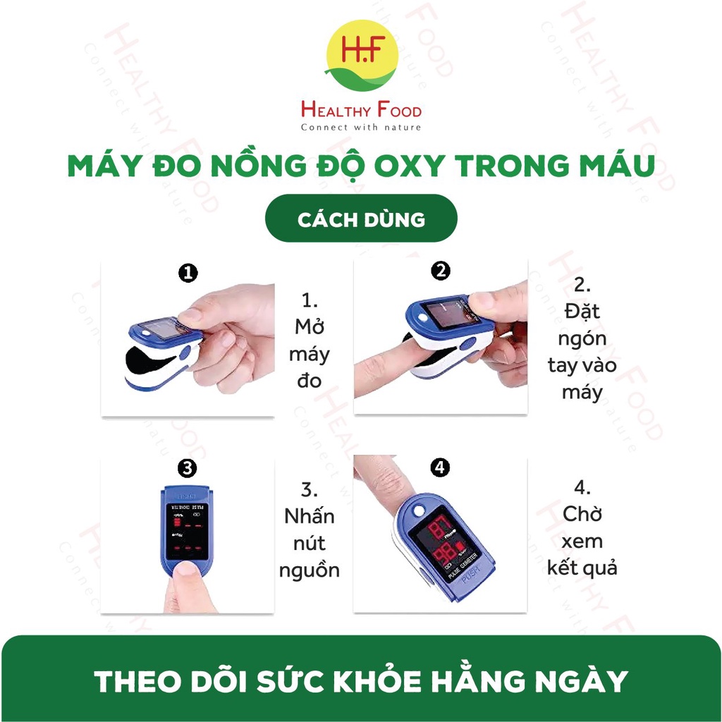 [TẶNG KÈM PIN] - Máy đo nồng độ oxy trong máu (SPO2), đo nhịp tim LK88/Tanaka X1805 - Chính xác, dễ sử dụng