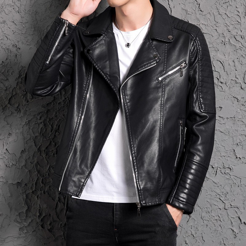 Áo Da Nam Biker Jacket Cao Cấp TMAN018 Hot Trend 2019