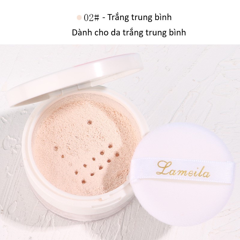 [Lameila] Phấn phủ kiềm dầu Lameila Trái tim Gather Beauty Colour Geometry 10g