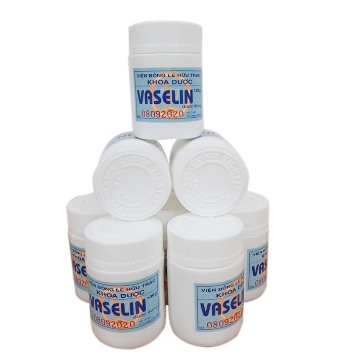 Kem Dưỡng Ẩm Vaselin Viện Bỏng Quốc Gia Hộp 100g, Sáp Chống Nẻ Làm Mềm Da An Toàn Cho Trẻ Nhỏ