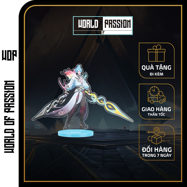 Mô Hình Nhân Vật Allain Bạch Lang Kiếm Tiên Trong Game Liên Quân Mobile