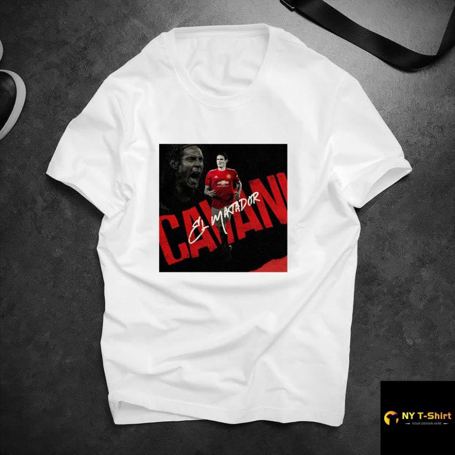 [Freeship] Áo Thun In Hình Edinson Cavani  Mã 04 - Áo In Hình Cầu Thủ Bóng Đá