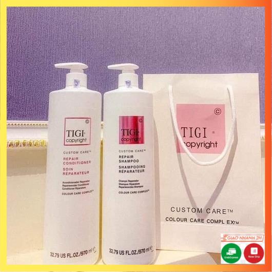 [HÀNG HOT] Bộ Dầu Gội Dầu Xả Siêu Phục Hồi Tigi Copyright Repair 970ml