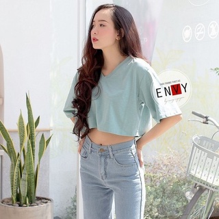 Áo Croptop Cổ Tim ENVY - A0470