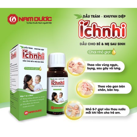 TINH DẦU TRÀM KHUYNH DIỆP ÍCH NHI 30ML