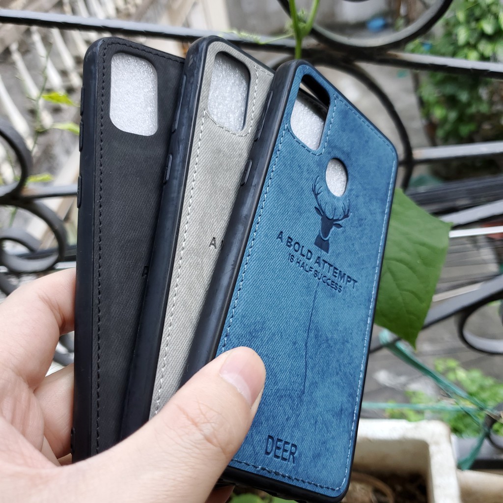Ốp lưng Samsung M30s FREESHIP Từ 50k chống sốc vải đầu hươu cao cấp
