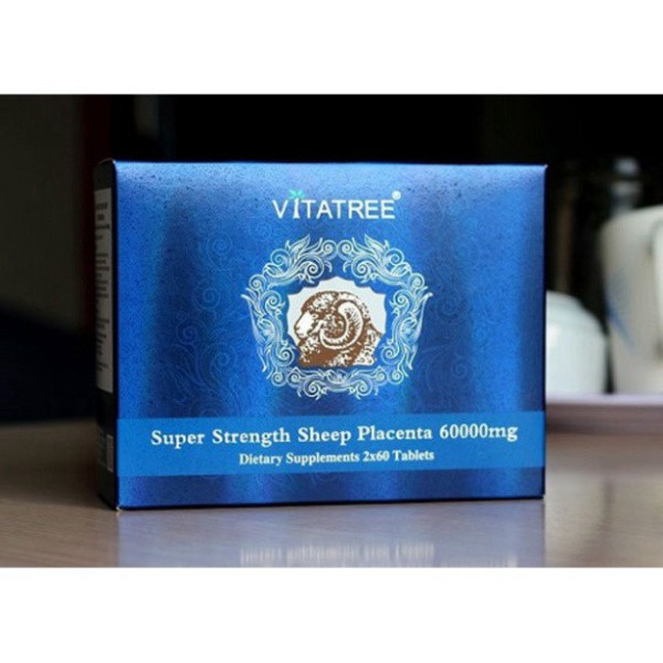 HẠ GIÁ Viên uống nhau thai cừu vitatree super strength sheep placenta 6000 HẠ GIÁ