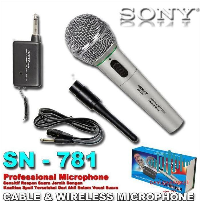 Micro Hát Karaoke Không Dây Cho Sony 781