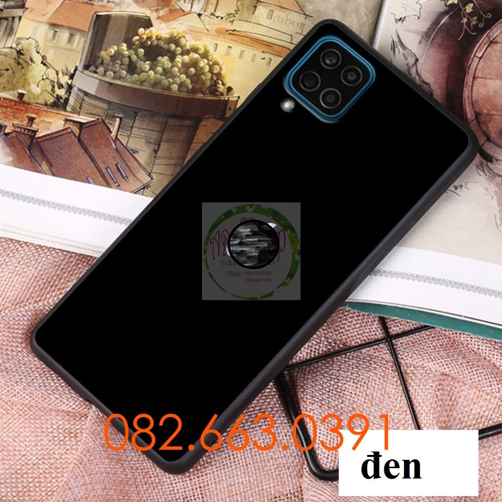 Ốp lưng Samsung A12  / Samsung A22  / M33 / M53 ép kính chống trầy giả iphone