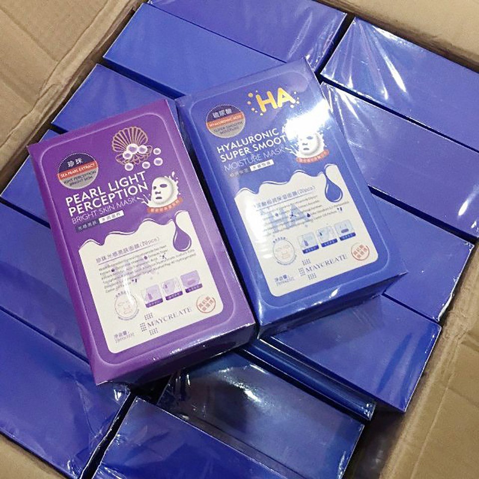 Mặt nạ Ha MayCreate Xanh cấp nước Tím dưỡng ẩm chính hãng | Thế Giới Skin Care