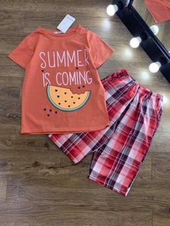 #Bộ mặc nhà dưa hấu SUMMER siêu mát