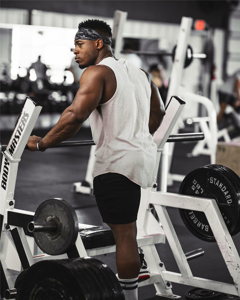 Áo lưới không tay khoe cơ bắp phong cách mùa hè thể thao thích hợp cho phòng tập thể dục dành cho nam