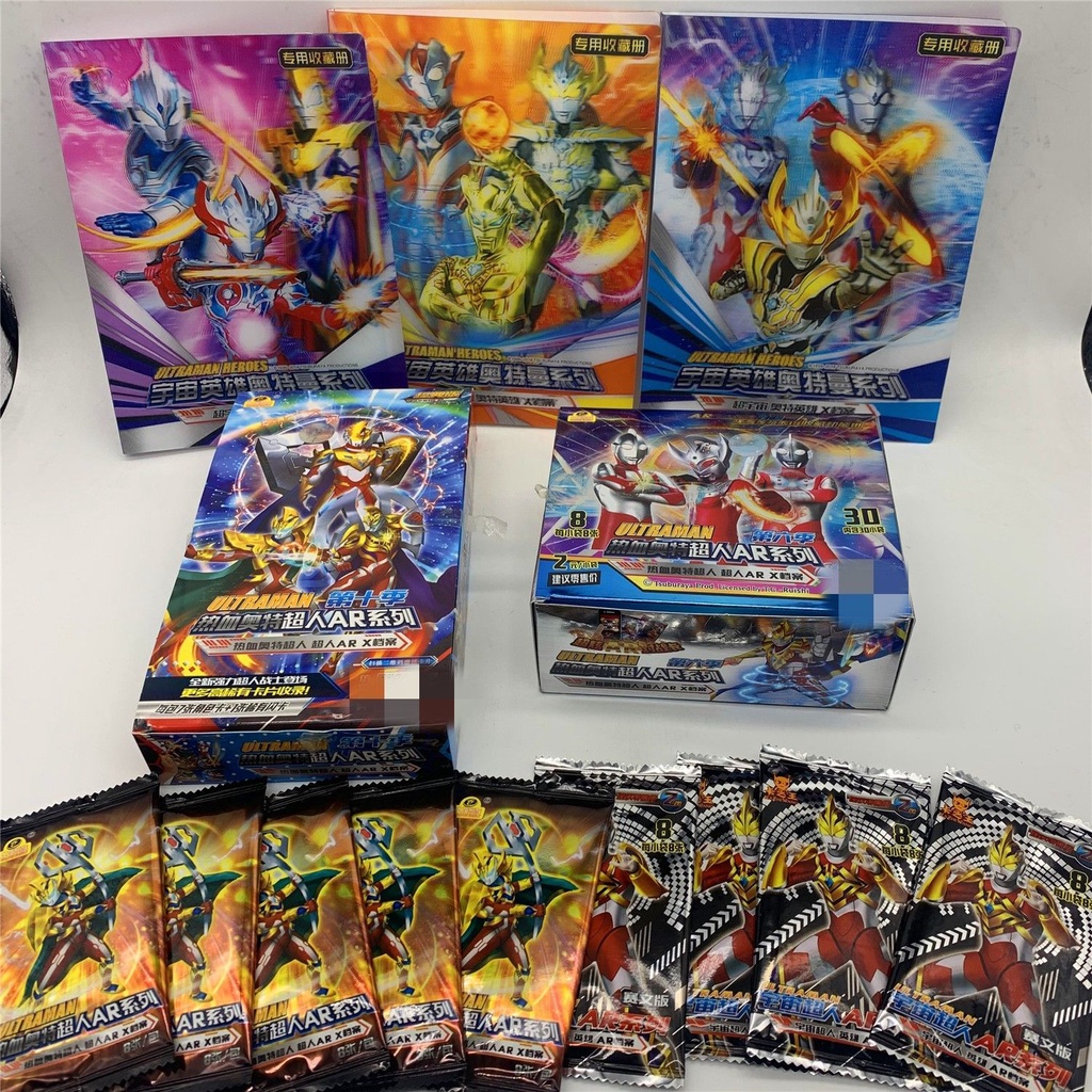 ✨Nhân Vật Manga✨Sách Sưu Tầm Thẻ Bài Ultraman Độc Đáo Ấn Tượng