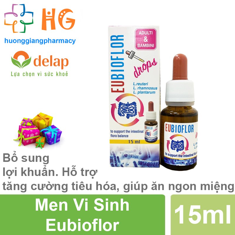 Men Vi Sinh Eubioflor - Hỗ trợ tăng cường tiêu hóa, giúp ăn ngon miệng, giảm rối loạn tiêu hóa, tiêu chảy, chướng bụng