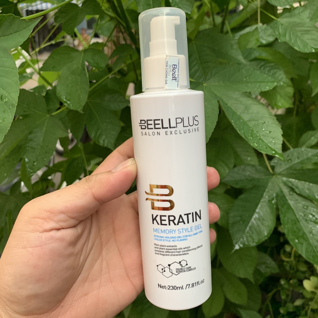 Gel Tạo Kiểu Tóc BeellPlus Keratin Memory Style 230ml