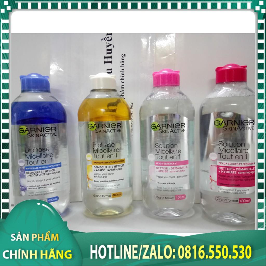 Nước tẩy trang Garnier Nội Địa Pháp 400ml