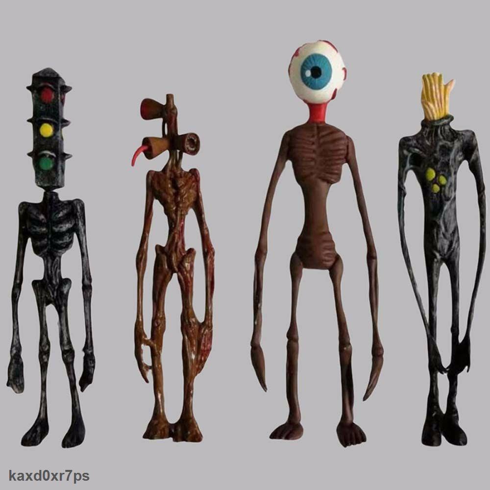 Cao Cấp Bộ 4 Mô Hình Đồ Chơi Hình Nhân Vật Anime Siren Head Độc Đáo