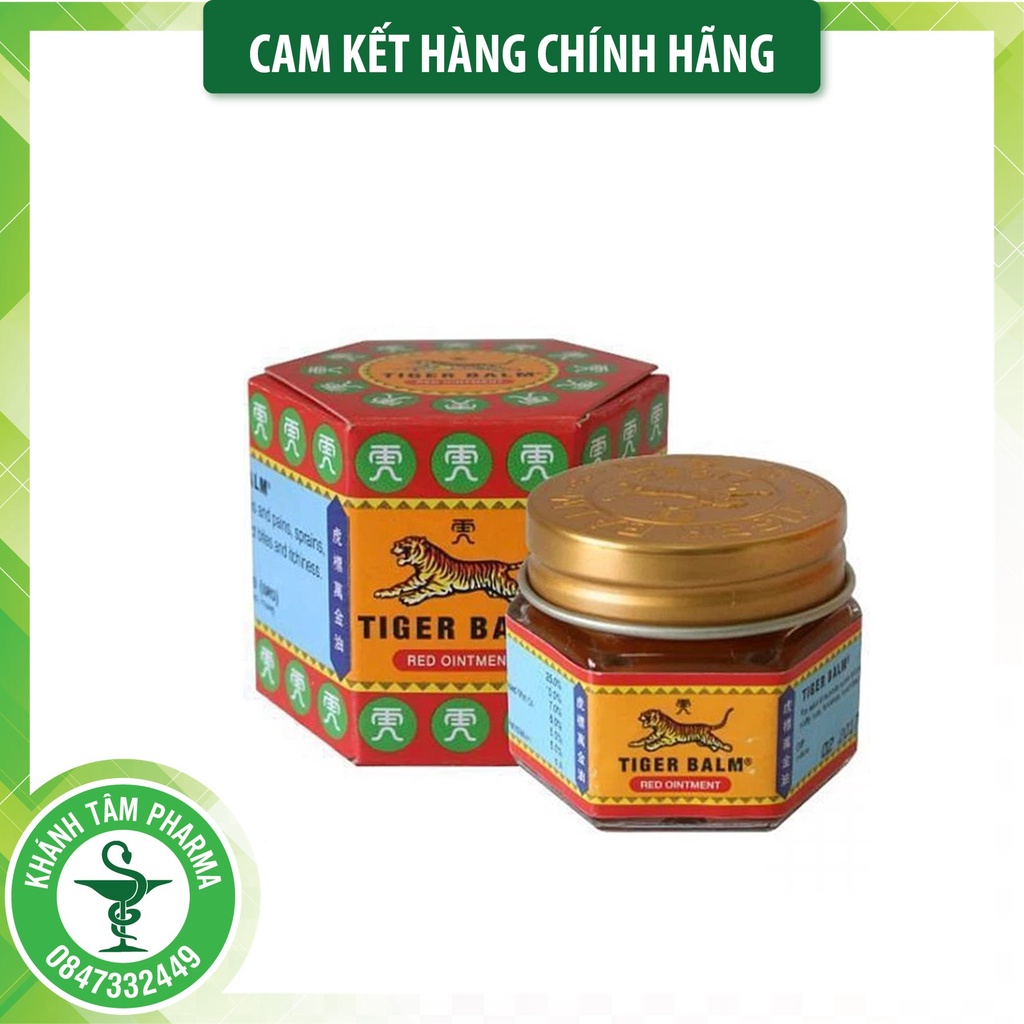 Cù là/ dầu cao con hổ Tiger Balm - Giảm chứng đau đầu, ngạt mũi, côn trùng cắn, ngứa, đau nhức cơ