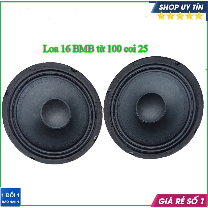 Loa bass 16 gân vải từ 100-loa trung hở 16 gân vải công suất 50-120w