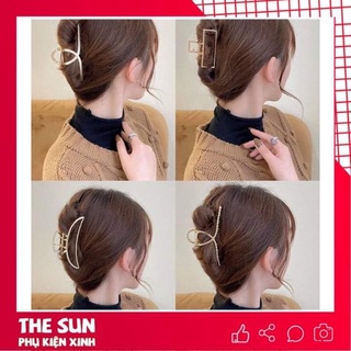 Kẹp tóc càng cua THESUN, cặp tóc càng mua dành cho nư phong cách Hàn Quốc siêu đẹp không rỉ