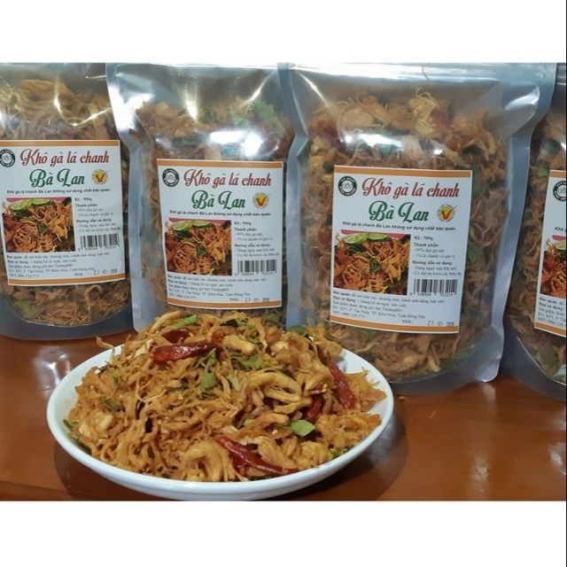 Combo 3 kg Khô gà lá chanh/ Khô gà xe cay Bà Lan siêu ngon loại 1