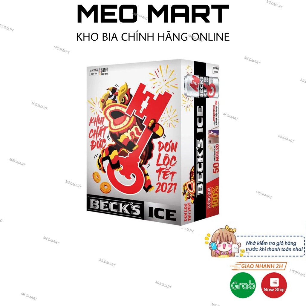 NƯƠC BECK ICE THÙNG 24LON 330ML