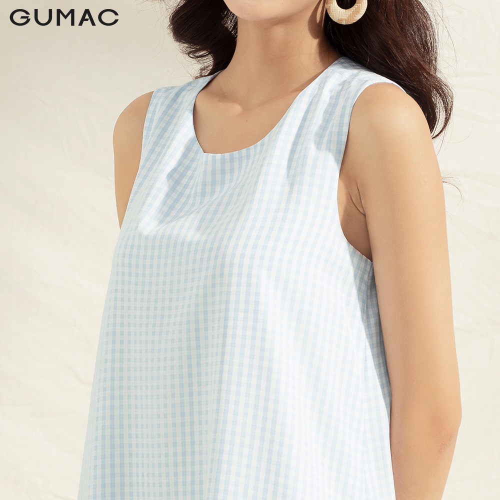 [Mã WABRGULUV giảm tới 100K đơn 249K] Đầm suông nữ không tay DA1168 GUMAC | BigBuy360 - bigbuy360.vn