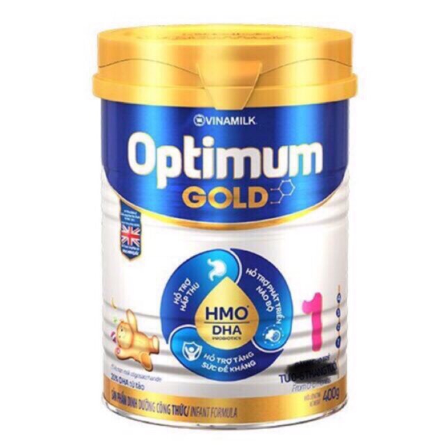 Sữa Optimum gold 1 400g mẫu mới HMO