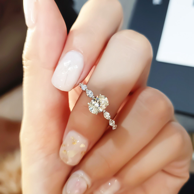 Nhẫn Đeo Tay Kim Loại Đính Đá Thời Trang Cho Nữ