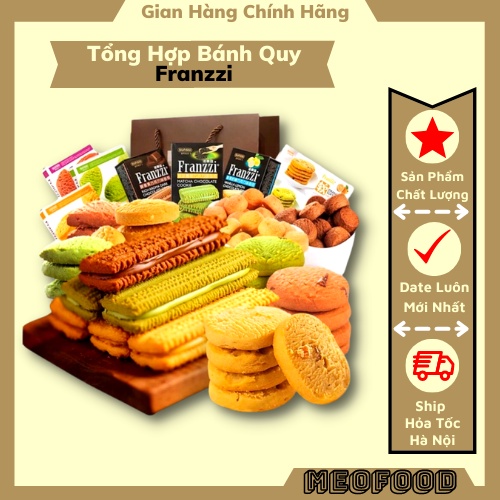 Bánh quy FRANZZI 58Gr - 85Gr - 100Gr - 102gGr- 115Gr Đủ Vị , Bánh Đài Loan Ăn Vặt Tết 2022