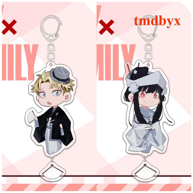 Tmdbyx Móc Khóa Hai Mặt Hình Ngôi Nhà SPY×FAMILY Loid Forger Anya Forger Yor Forger